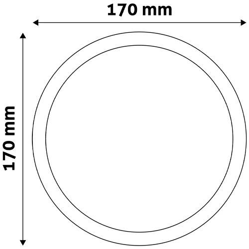 LED iebūvējamais panelis 12W, 950lm, 3000K, IP20, 120°