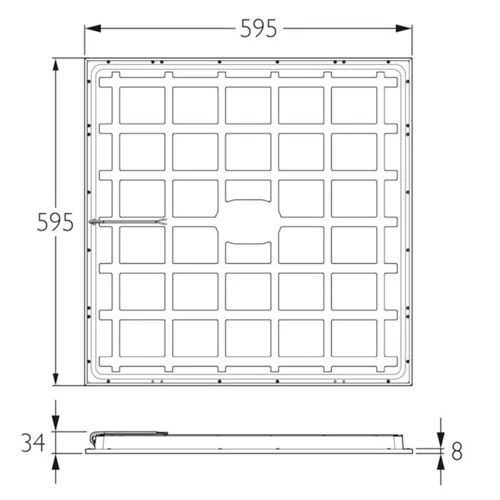 LED панель 60x60cm PILA