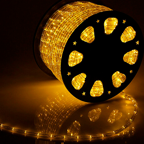 Tube-type tape DURALIGHT 220V, warm white with flash effect