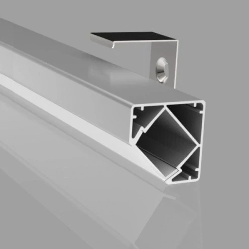 Corner anodized aluminum profile for LED strip HB-19X19