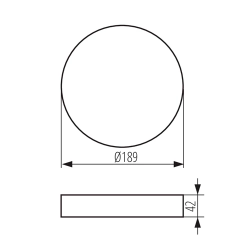 Paneļa rāmis virsapmetuma montāžai AREL FRAME DO 20W