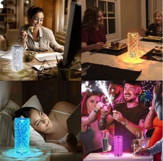 LED Diamond table lamp - night light RGB