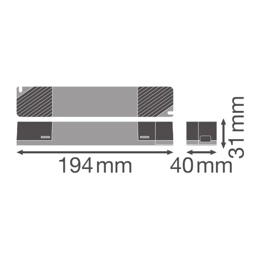 LED Pulse power supply unit 24V, 60W, IP20, DR-V -60