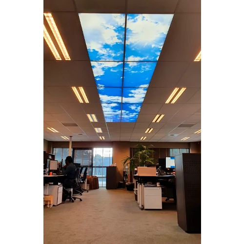 LED Panel with sky view 60x60cm, 40W, 6000K