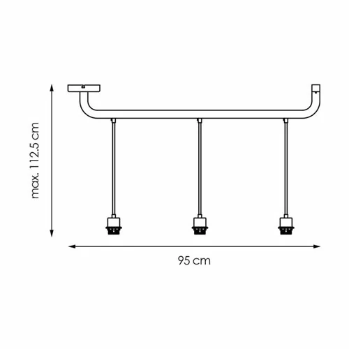 Ceiling fixture BRIDGE 97 3L