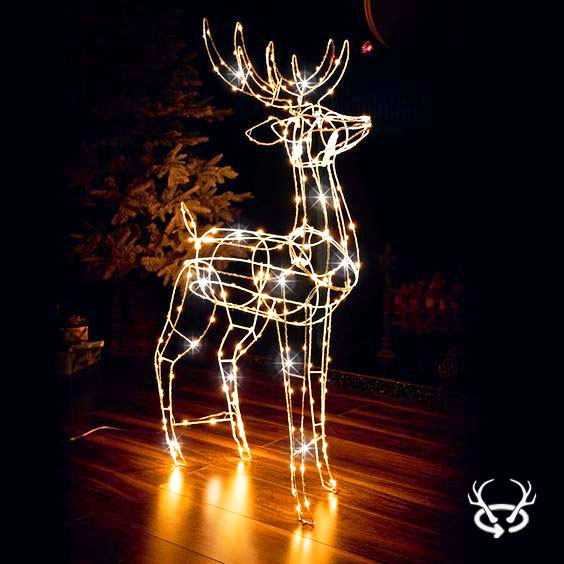 LED Рождественский декор для улицы и помещений подвижный олень