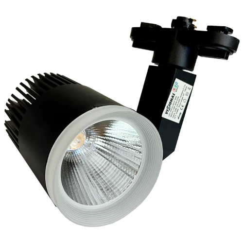 LED Рельсовый светильник 1F, 3 провода, 30W, 3500K