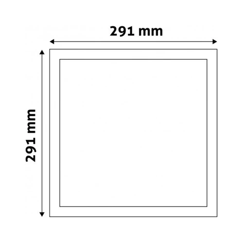 LED built-in panel 24W, 2000lm, 4000K, IP20, 120°