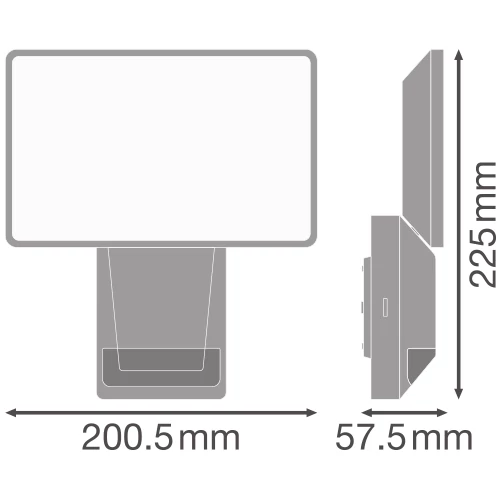 Фасадный светильник 27W, 4000K, IP55 ENDURA PRO FLOOD SENSOR