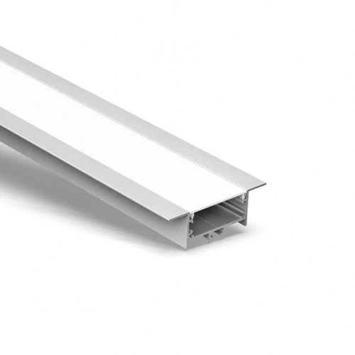 Anodized aluminum profile for 1-5 rows of LED strip HB-74X35W