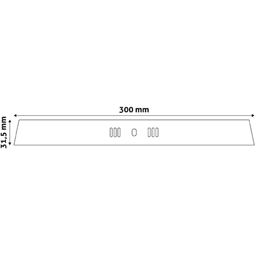 LED Virsapmetuma panelis Round ALU 24W, 4000K