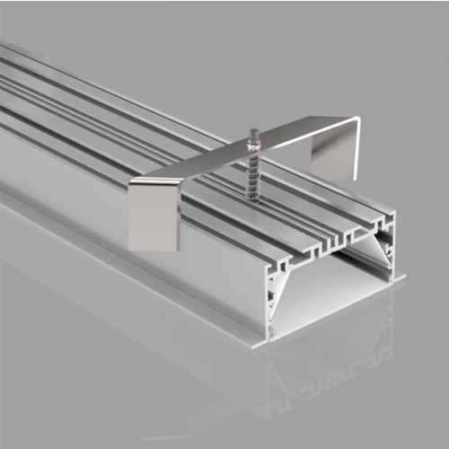 Anodized aluminum profile for LED strip WITHOUT COVER