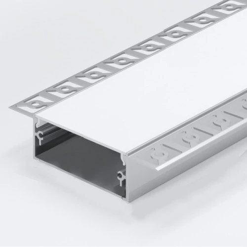 Anodized aluminum profile for 1-5 rows of LED strip HB-96X20