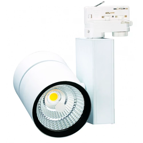 LED Рельсовый диммируемый светильник 35W, 3500K, 3F