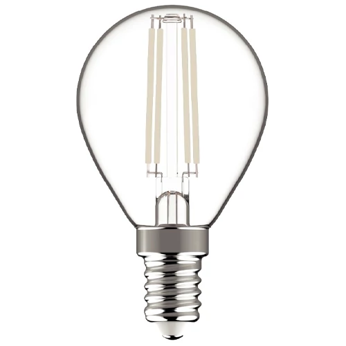 LED лампа E14, P45, 6.5W, 806lm, 2700K, white filament