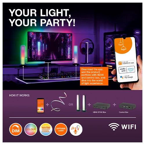 Настольная умная лампа SMART MOODLIGHTS