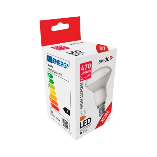 LED лампа E14, R50, 4.9W, 470lm, 3000K