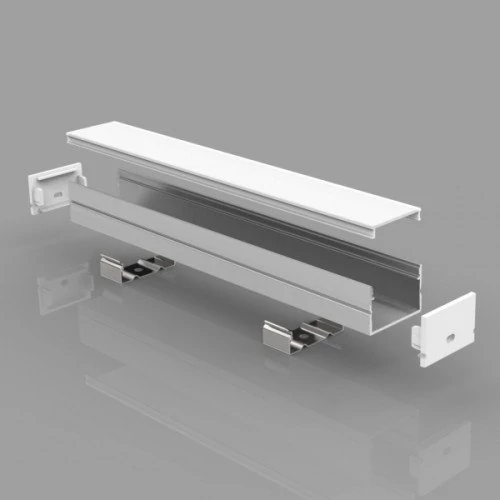 Anodized aluminum profile for LED strip HB-19.3X13