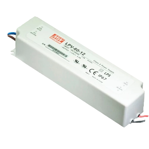 LED Pulse power supply unit 12V, 60W, IP67, 5A