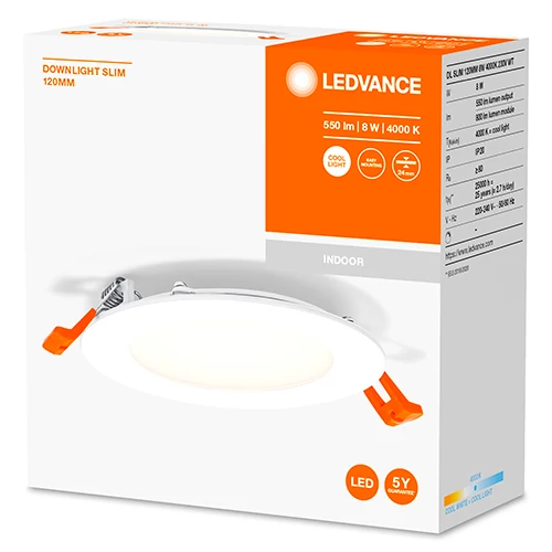 LED встраиваемая панель 8W 4000K DOWNLIGHT SLIM