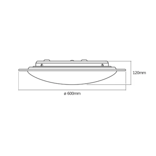 Ceiling lamp with remote control Orbis Sparkle Remote-CCT 38W, CCT, IP20