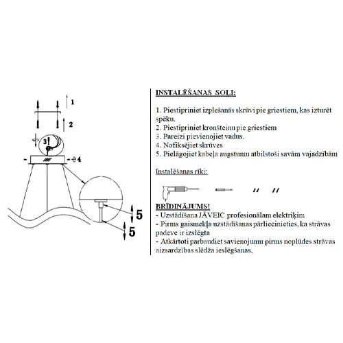 Pendant light ESTRAVAGANZA