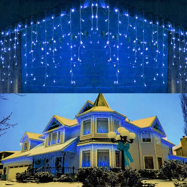 Christmas garland - icicles for facades and indoors