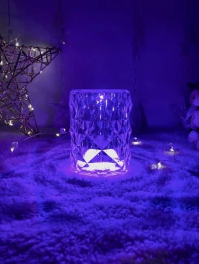 LED Diamond table lamp - night light RGB