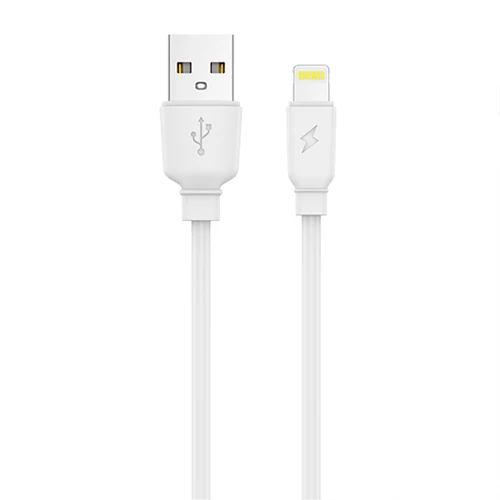 Адаптер для быстрой зарядки с 2 x USB и кабелем Lightning