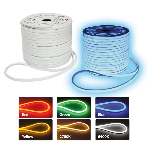 Neon LED strip NEOLED 8W, m, RGB, IP65, 220-240V