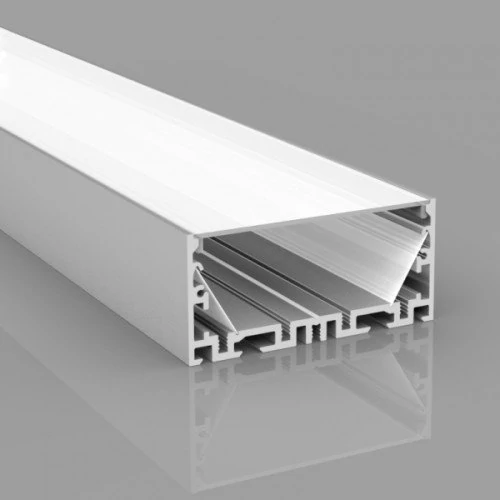 Anodized aluminum profile for LED strip WITHOUT COVER