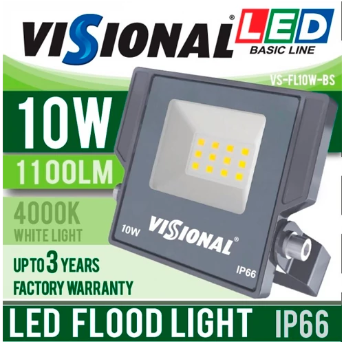 Outdoor LED floodlight 10W BASIC Line