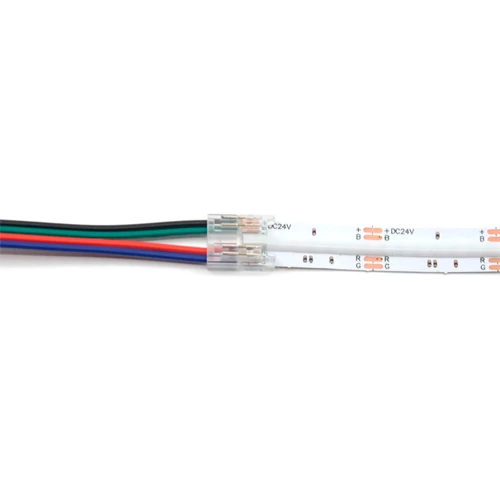 10 mm COB RGB (multicolor) LED strip connection wire