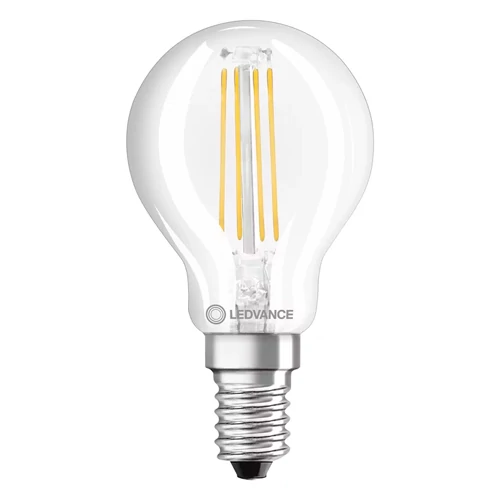 LED dimmējama spuldze E14, P40, 4W, 470lm, 2700K, filament