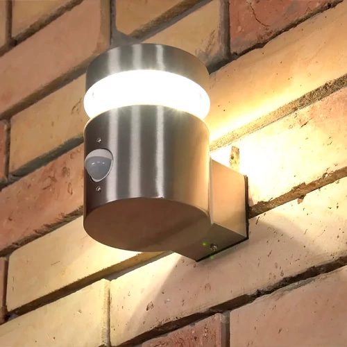 Facade luminaire with sensor 6W, 3000K, IP44 ENDURA STYLE CYLINDER