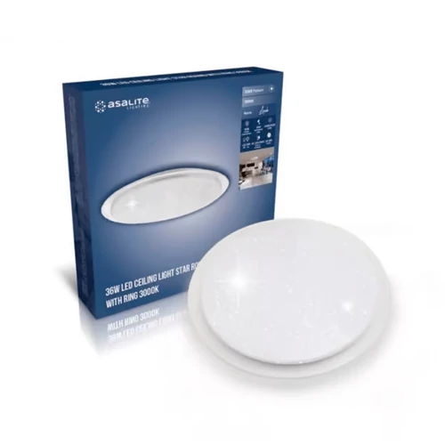 Griestu lampa LINDA 36W, 3000K, IP20