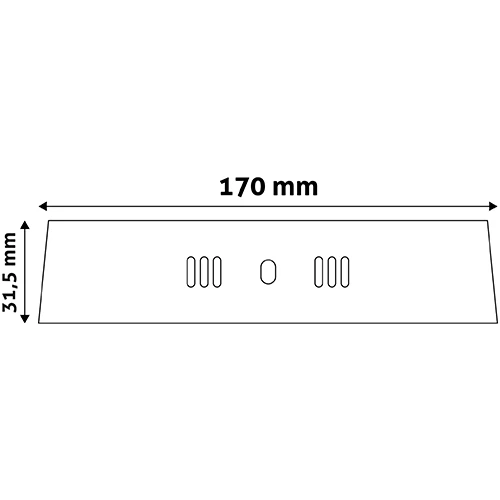 LED Virsapmetuma panelis Round ALU 12W, 4000K