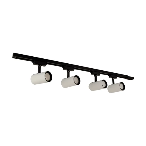 Set of rail lights (4 pcs) with rail LUTER TRA 1m, 1F