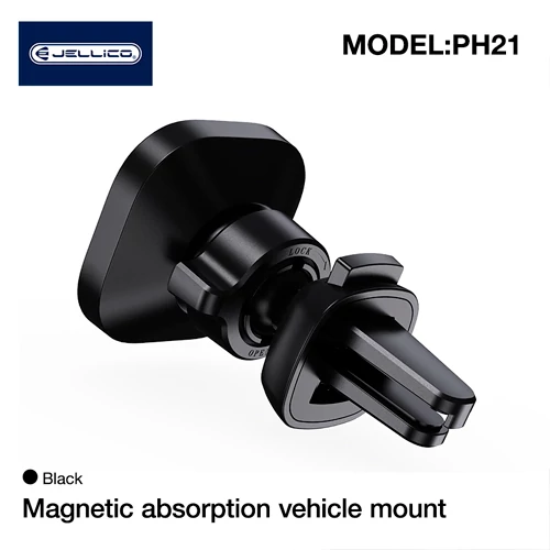 Mobile phone car holder with magnet