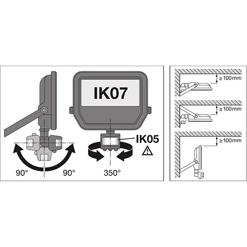 Уличный LED прожектор с сенсором FLOODLIGHT SENSOR 20W