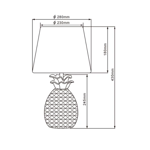 Table lamp PINEAPPLE