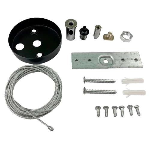 Surface mount magnetic rail installation kit