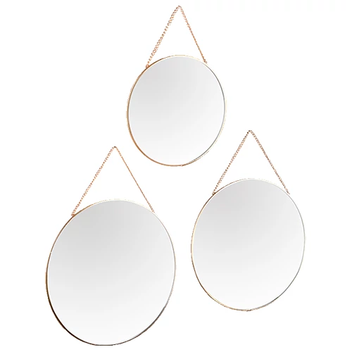 Set of mirrors CORA, Ø20, Ø30, Ø35 cm