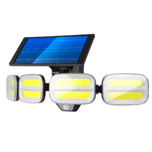 LED outdoor light on solar batteries and remote control 40W, IP65