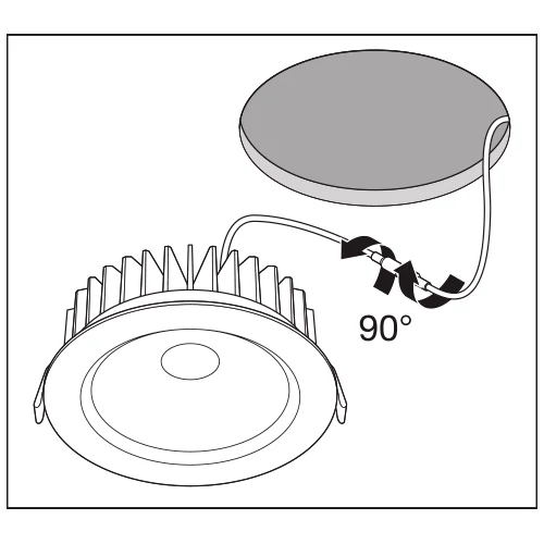 LED Fireproof recessed light