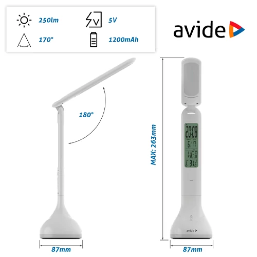 Table lamp with multi-colored lighting Calendar