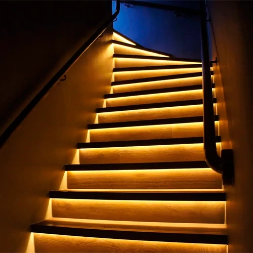 LED stair lighting controller, 32 channels, with 2 motion sensors