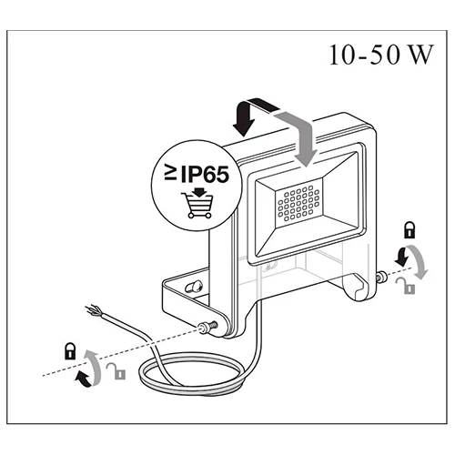 Outdoor LED floodlight FLOODLIGHT VALUE