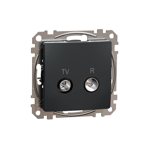 Built-in TV/R terminal socket, mechanical SEDNA Design