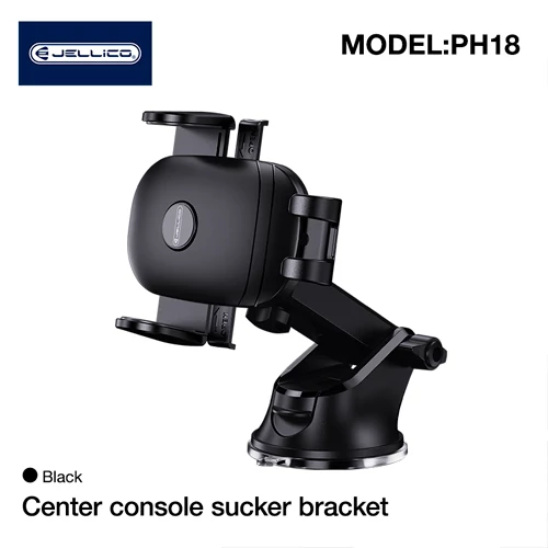 Mobile phone car holder with suction cup